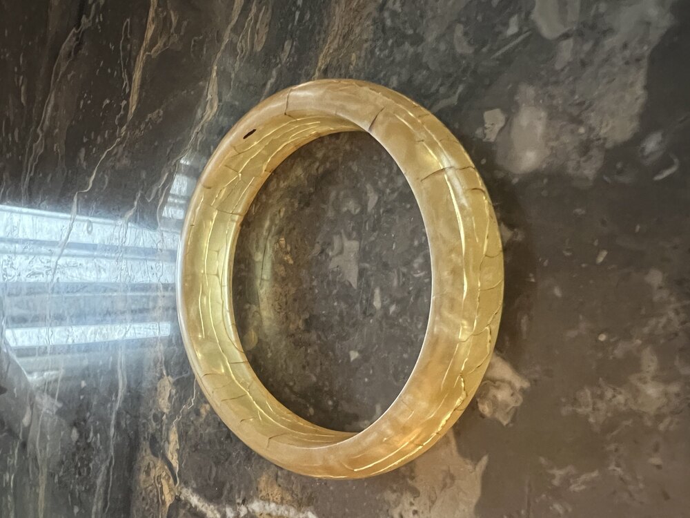 Şeffaf Bal Ton Bakalit Bilezik