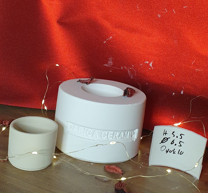 Altı oyuklu fincan mug h 5.5 çapı 6.5