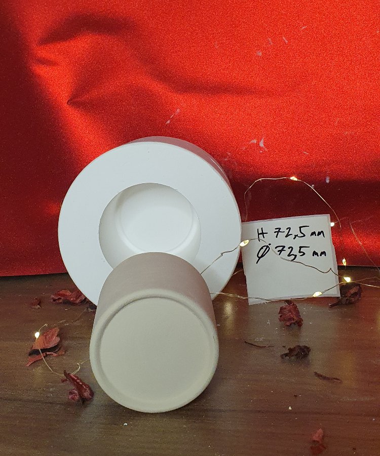 Düz bardak h 72.5 çapı 72.5 mm