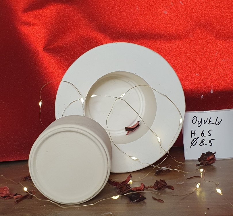 H 6.5  Çapı 8.5 altı oyuklu mug kalıbı