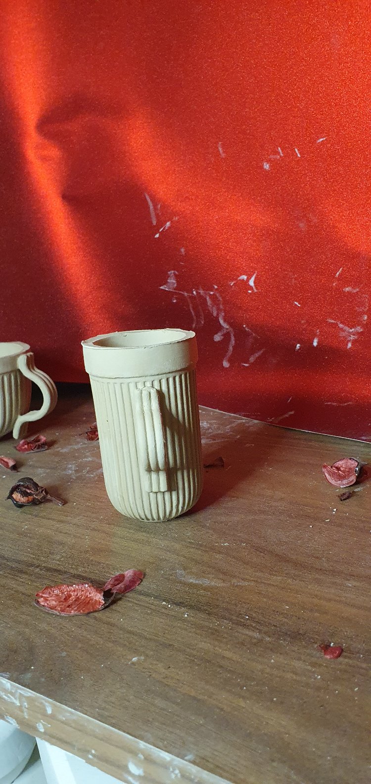 Çizgili Türk kahve fincanı