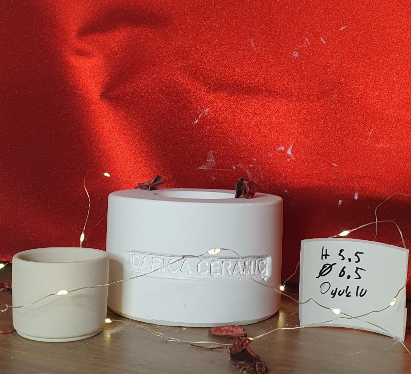 Altı oyuklu fincan mug h 5.5 çapı 6.5