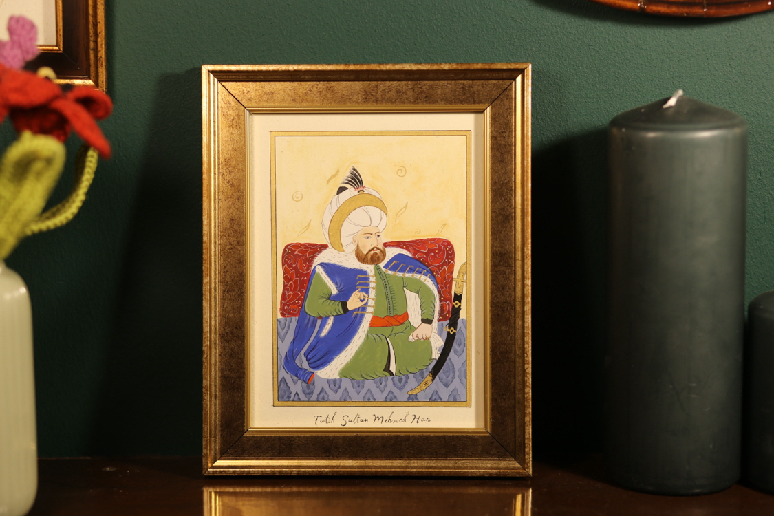 Fatih sultan Mehmed han minyatür