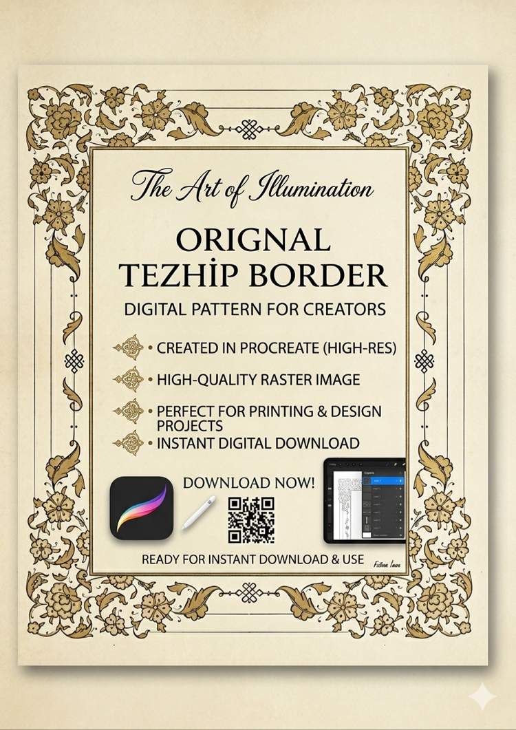 Dış pervaz Tezhip deseni