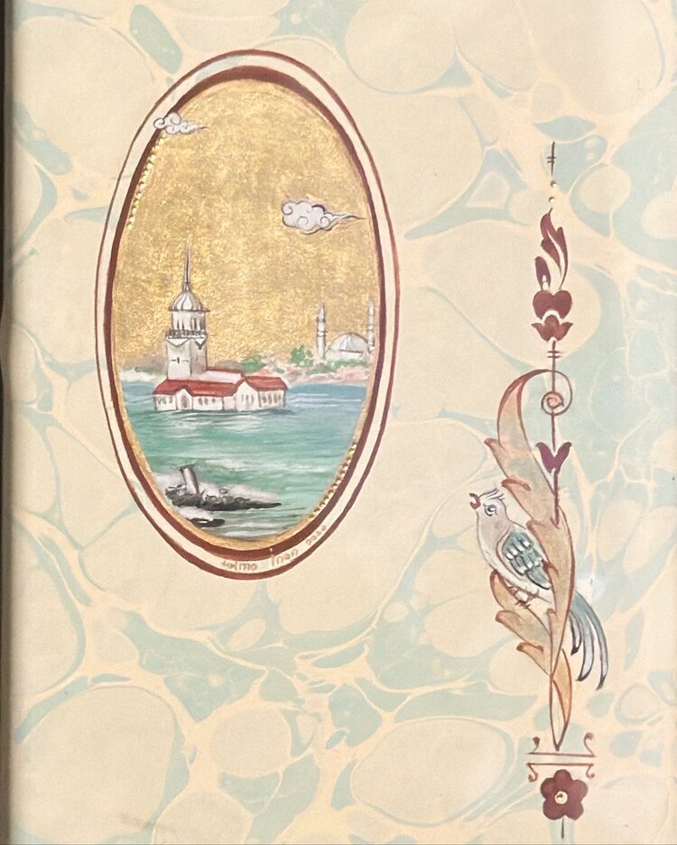 Kız kulesi masaüstü tablo (satıldı)