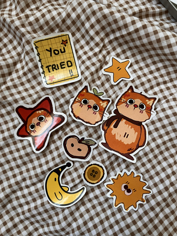 Kedili sticker seti