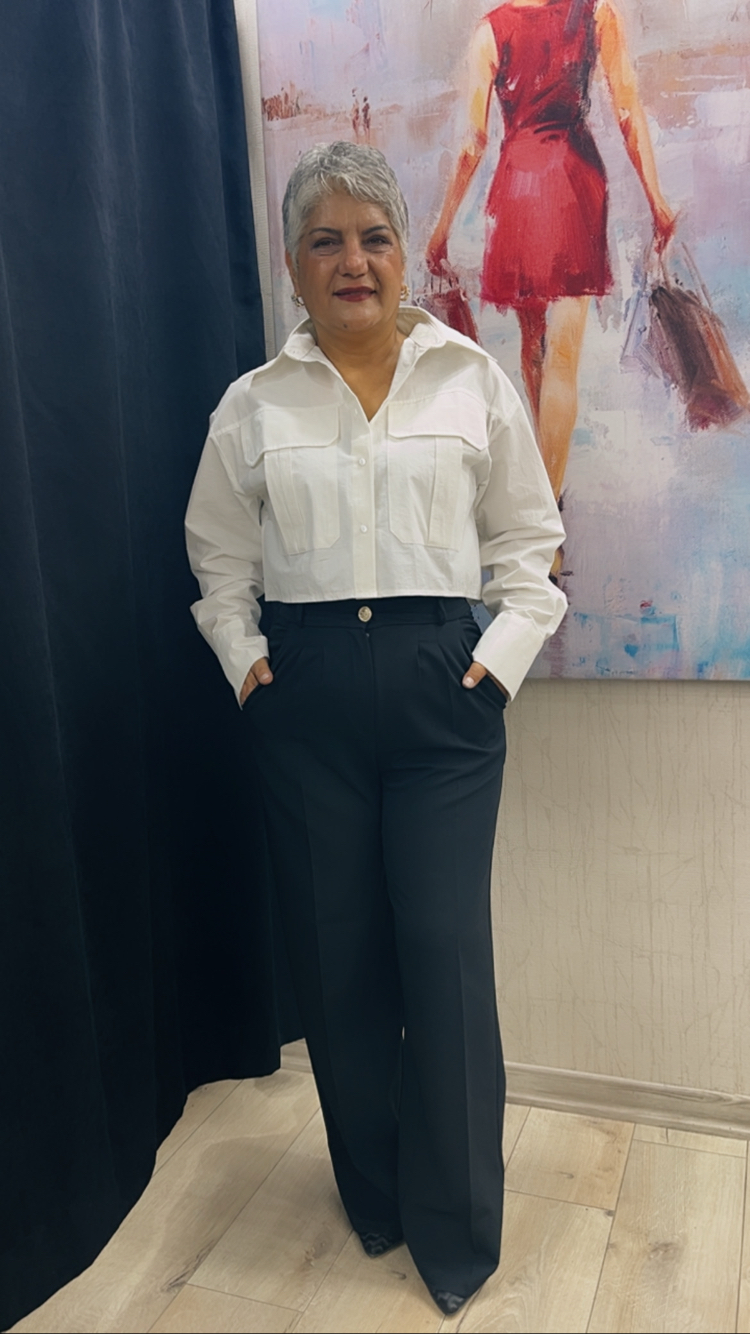 Siyah paloza pantolon