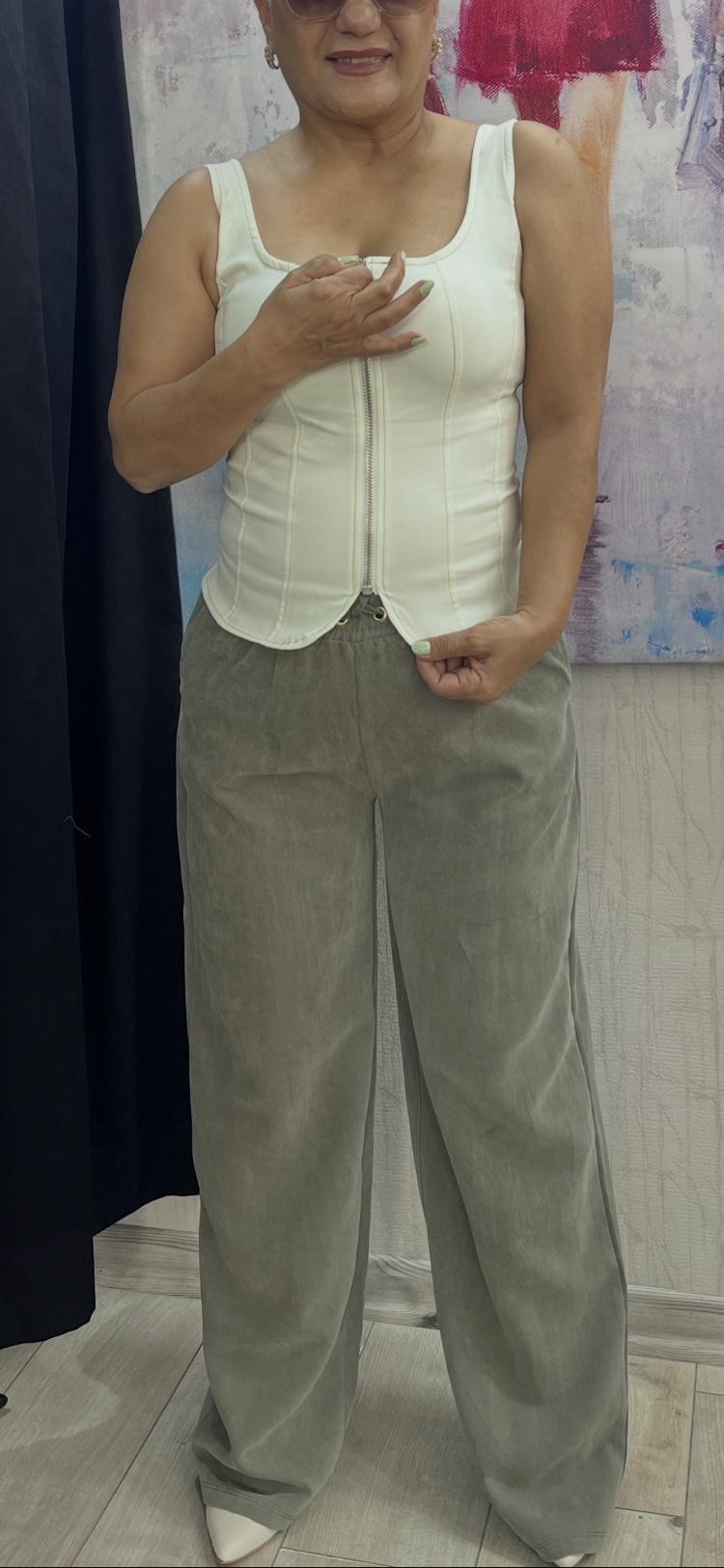 Tensel kumaş pantolon 
