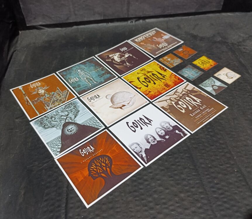 Gojira Fotokart Sticker Seti