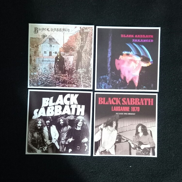 Black Sabbath Fotokart Sticker Seti 