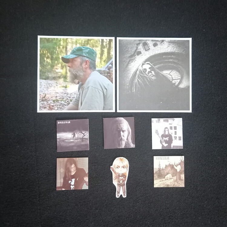 Burzum Fotokart Sticker Seti 