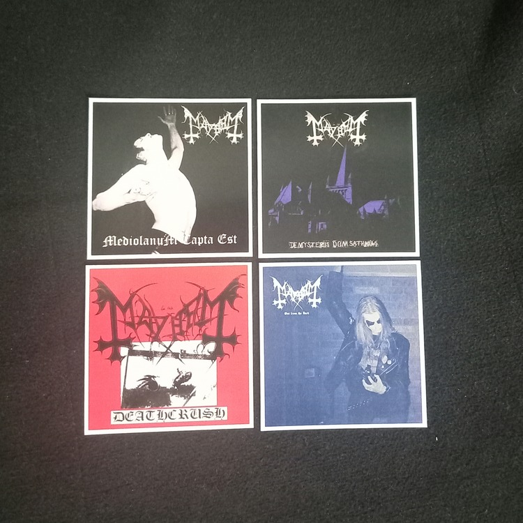 Mayhem Fotokart Sticker Seti