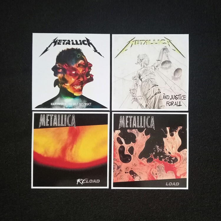 Metallica Fotokart Sticker Seti 