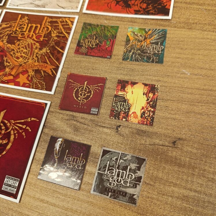 Lamb Of God Fotokart Sticker Seti
