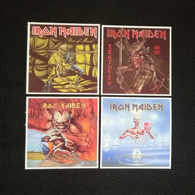 Iron Maiden Fotokart Sticker Seti