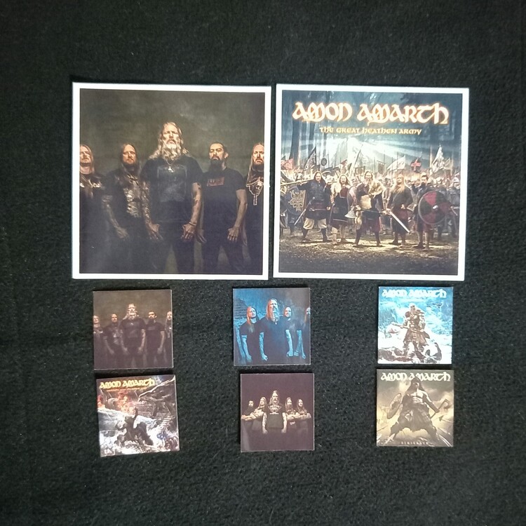 Amon Amarth Fotokart Sticker Seti