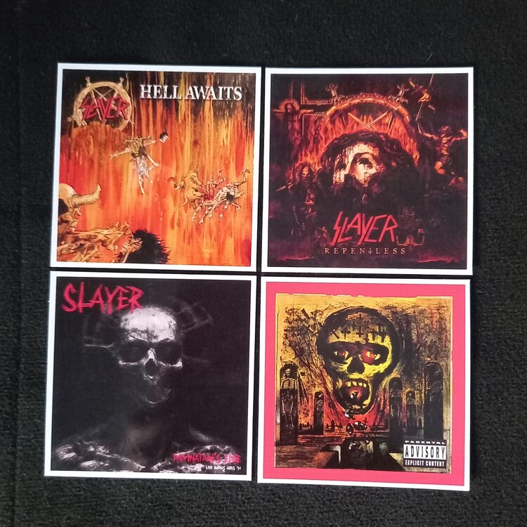 Slayer Fotokart Sticker Seti