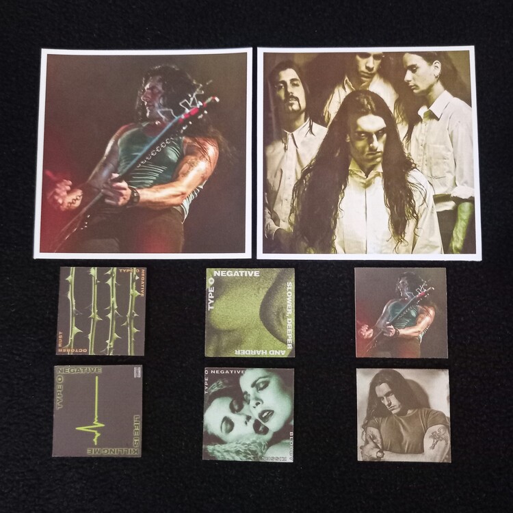 Type O Negative Fotokart Sticker Seti