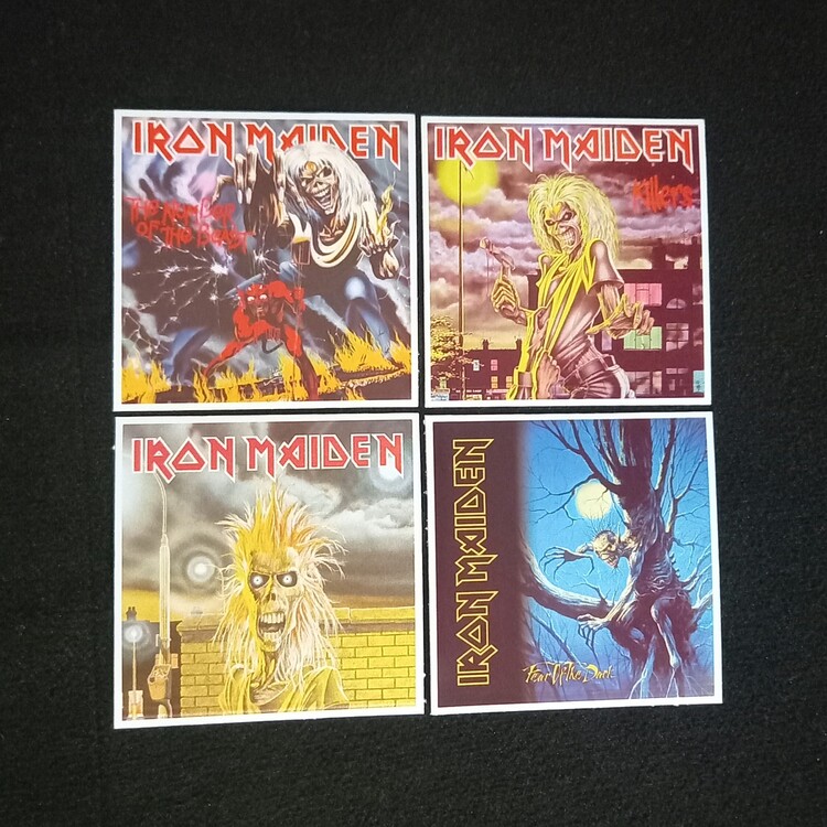 Iron Maiden Fotokart Sticker Seti