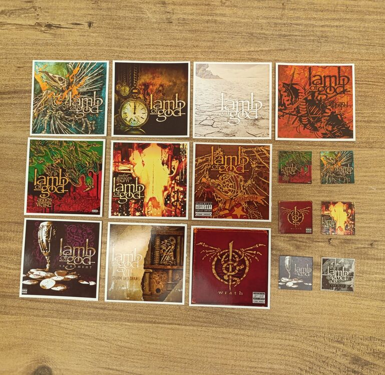 Lamb Of God Fotokart Sticker Seti