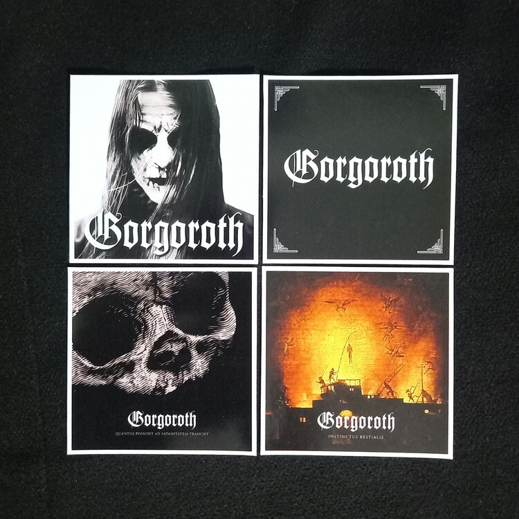 Gorgoroth Fotokart Sticker Seti