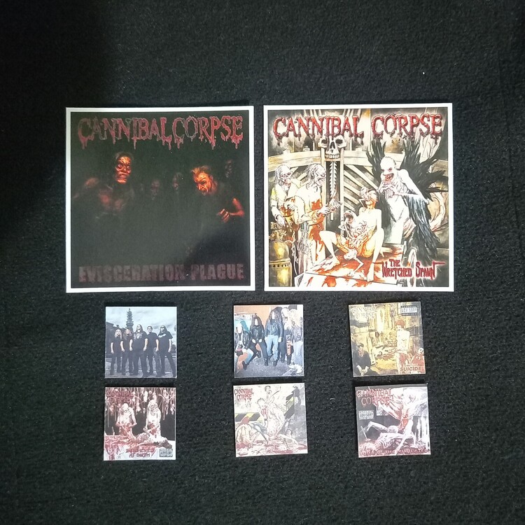 Cannibal Corpse Fotokart Sticker Seti 
