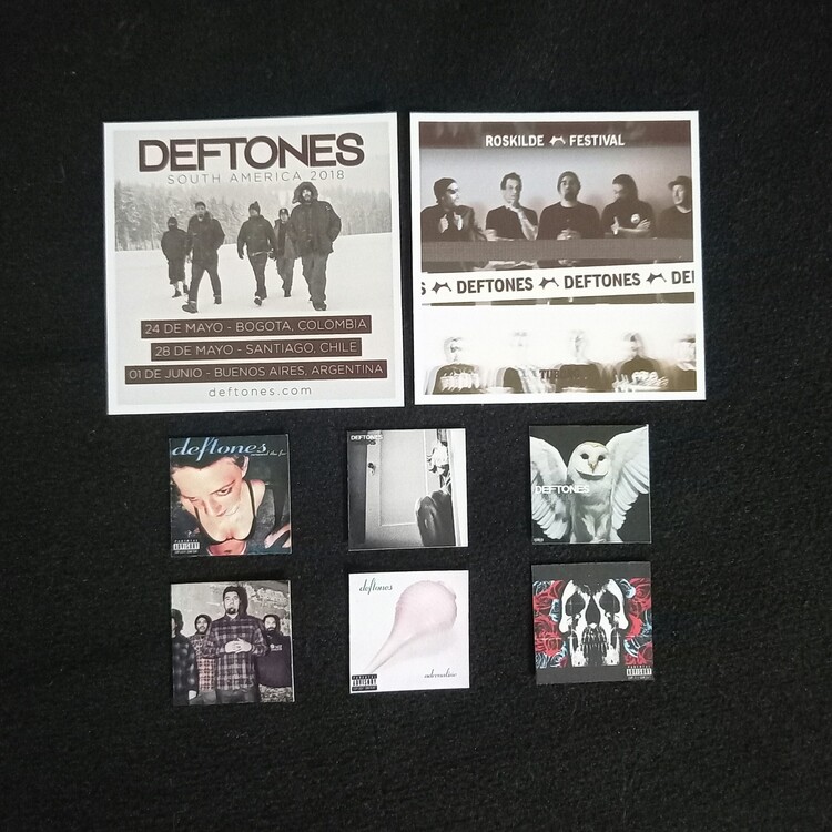 Deftones Fotokart Sticker Seti