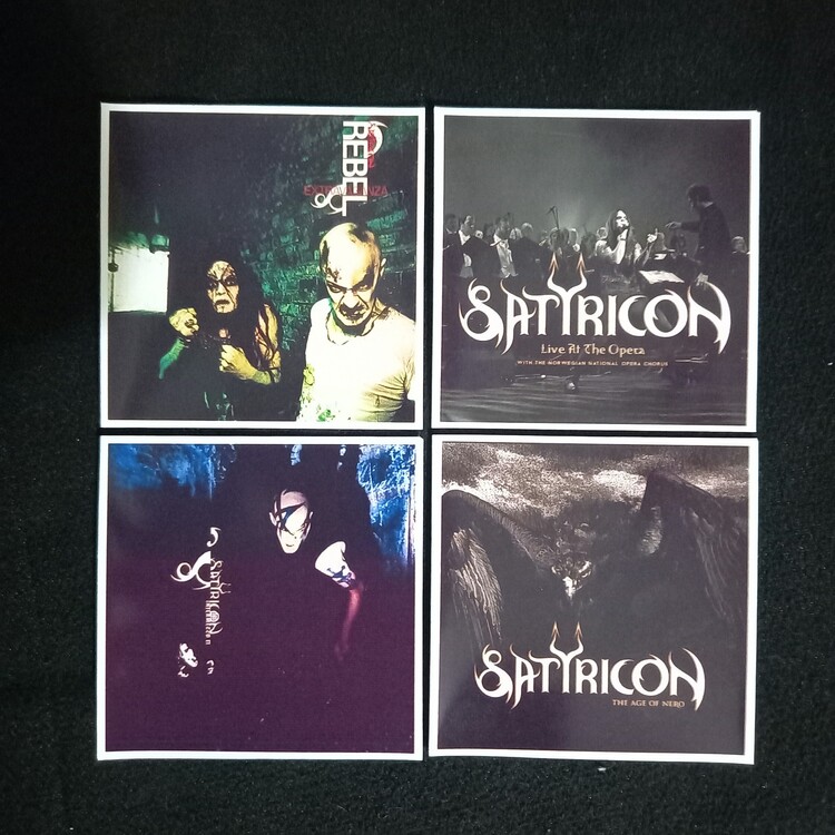 Satyricon Fotokart Sticker Seti