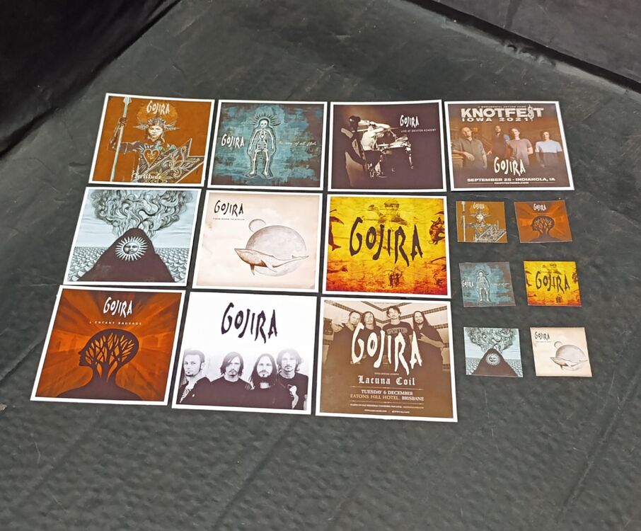 Gojira Fotokart Sticker Seti