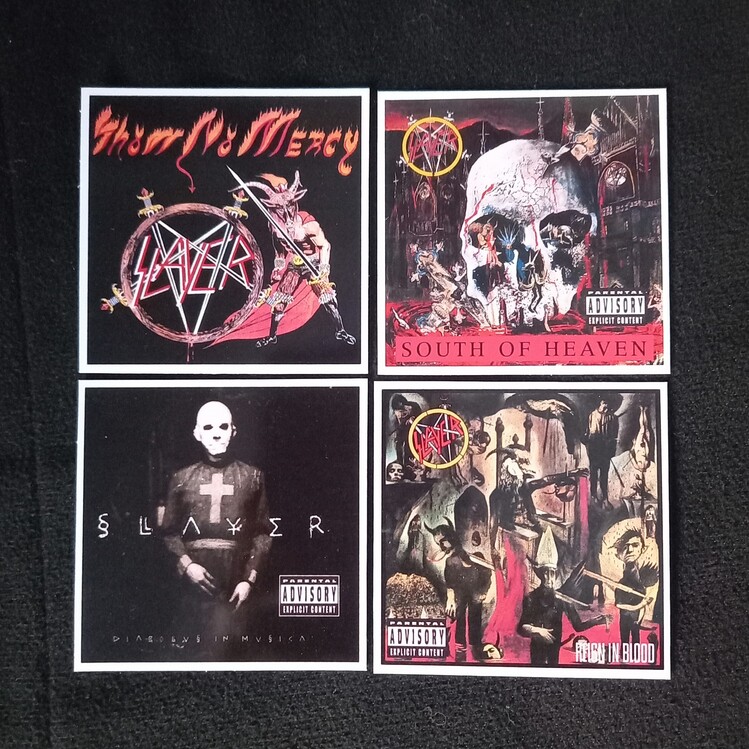 Slayer Fotokart Sticker Seti