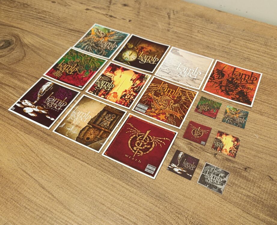 Lamb Of God Fotokart Sticker Seti