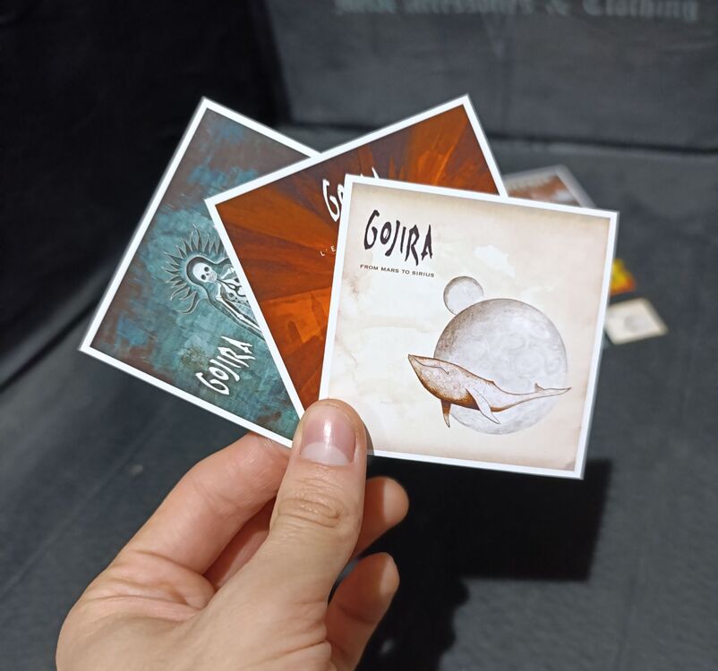 Gojira Fotokart Sticker Seti