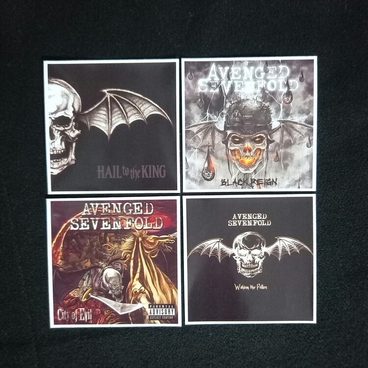 Avenged Sevenfol Fotokart Sticker Seti 