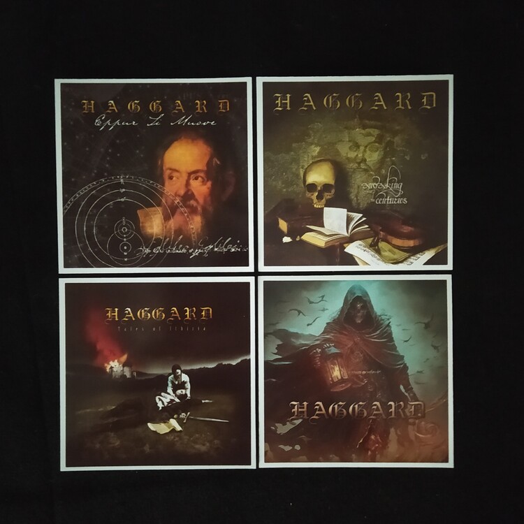 Haggard Fotokart Sticker Seti