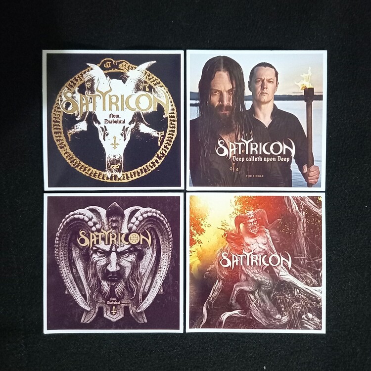 Satyricon Fotokart Sticker Seti