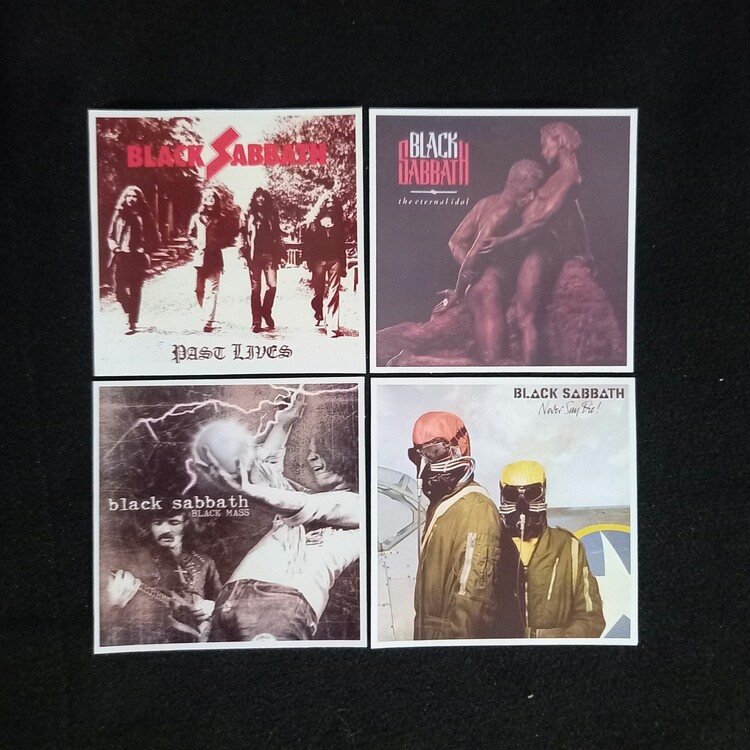 Black Sabbath Fotokart Sticker Seti 