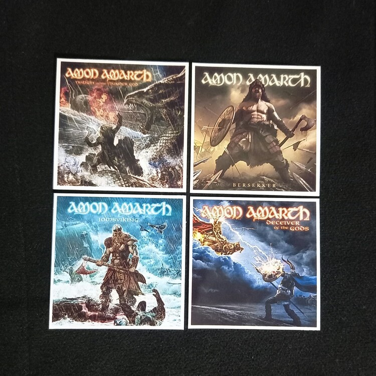 Amon Amarth Fotokart Sticker Seti