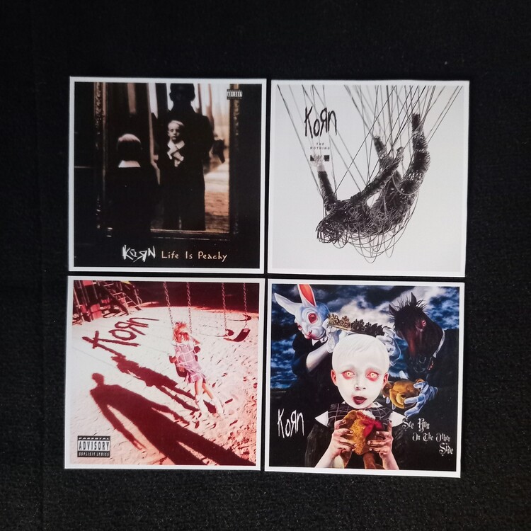 Korn Fotokart Sticker Seti