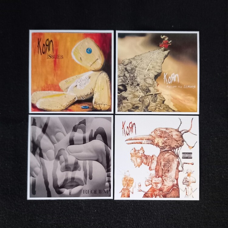 Korn Fotokart Sticker Seti