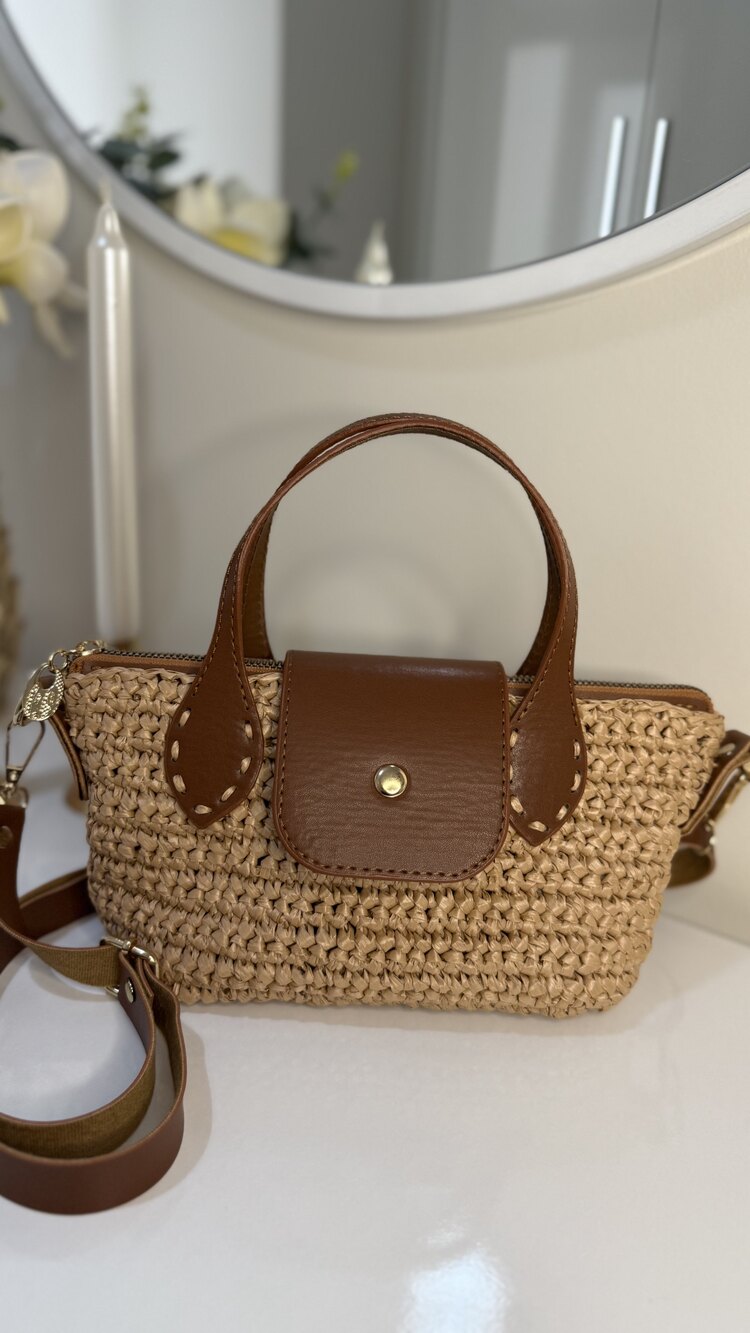 Longchamp model hasır çanta
