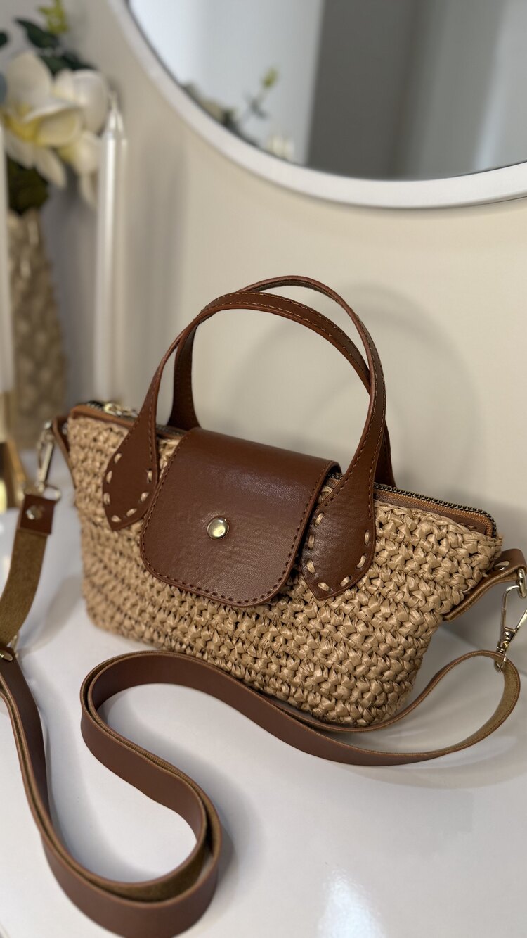 Longchamp model hasır çanta