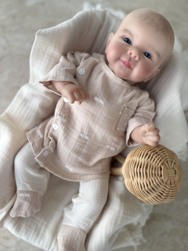 Müslin Yazlık Erkek Bebek Hastane Çıkış Seti