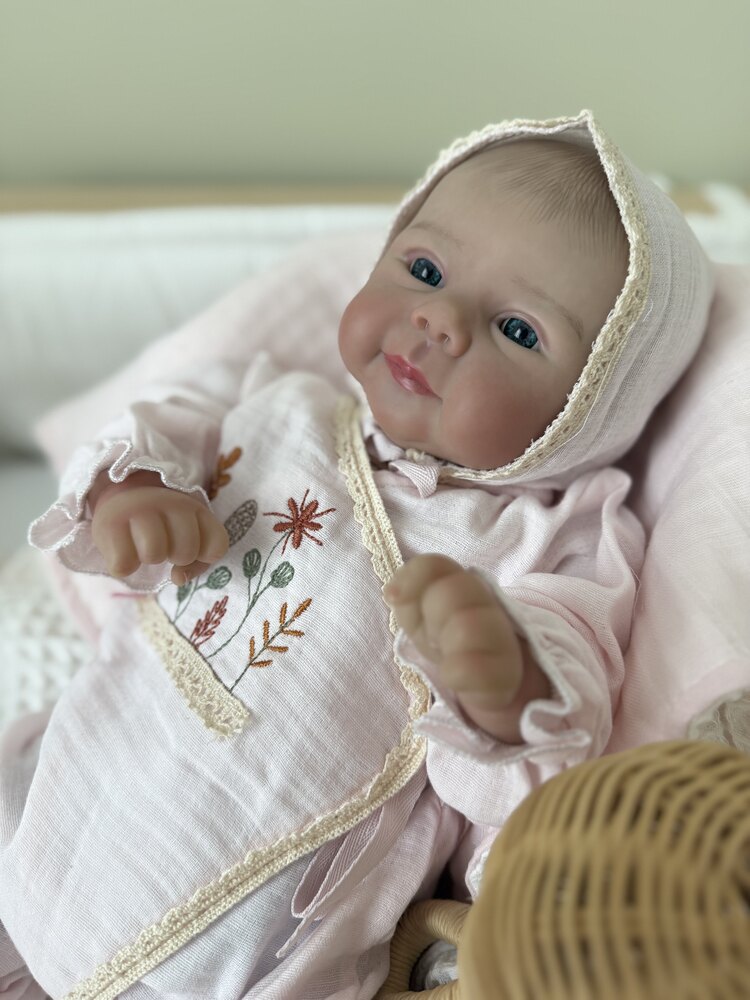 Müslin Kopenakili Kız Bebek Hastane Çıkış Seti