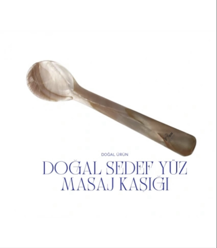 Sedef Kaşık Yüz Masaj Aleti