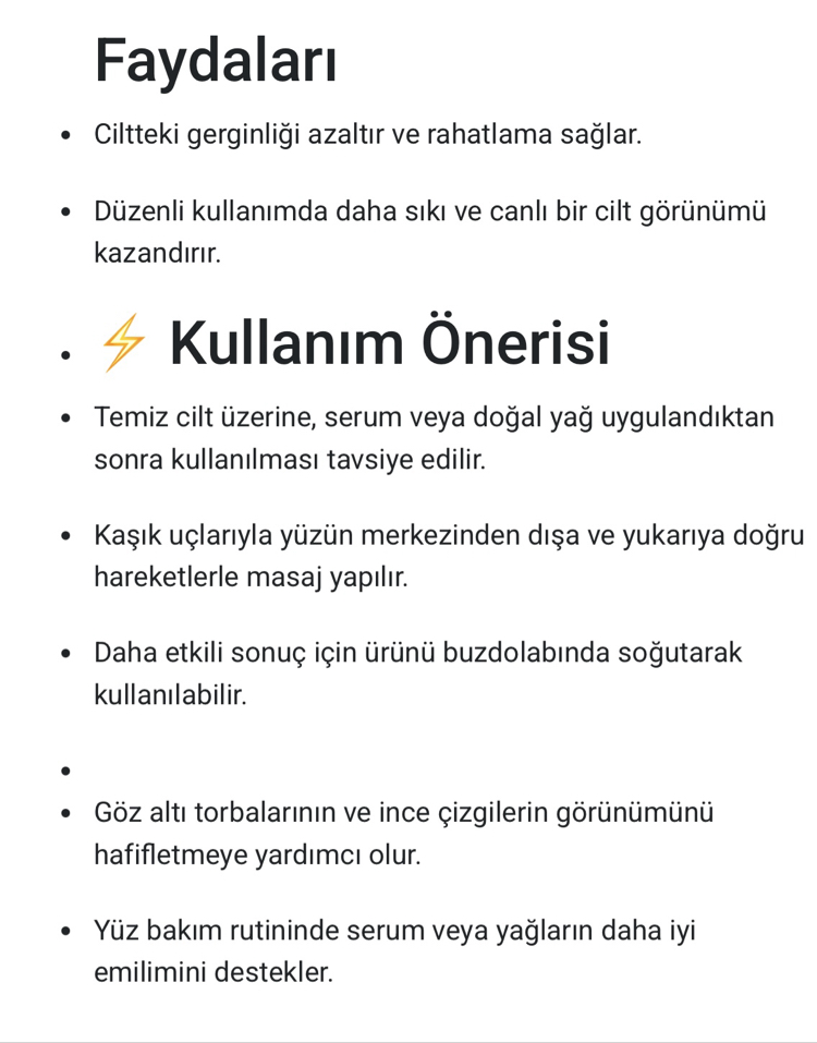 Sedef Kaşık Yüz Masaj Aleti