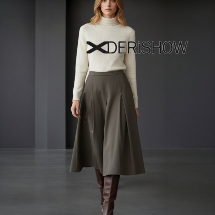 Derishow zamansız şık Etek