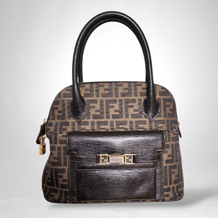 FENDI Zucca Vıntage Kol Çantası