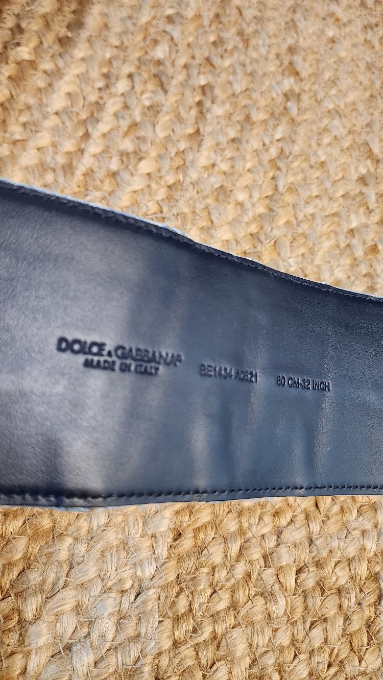 DOLCE & GABBANA Denim Kemer