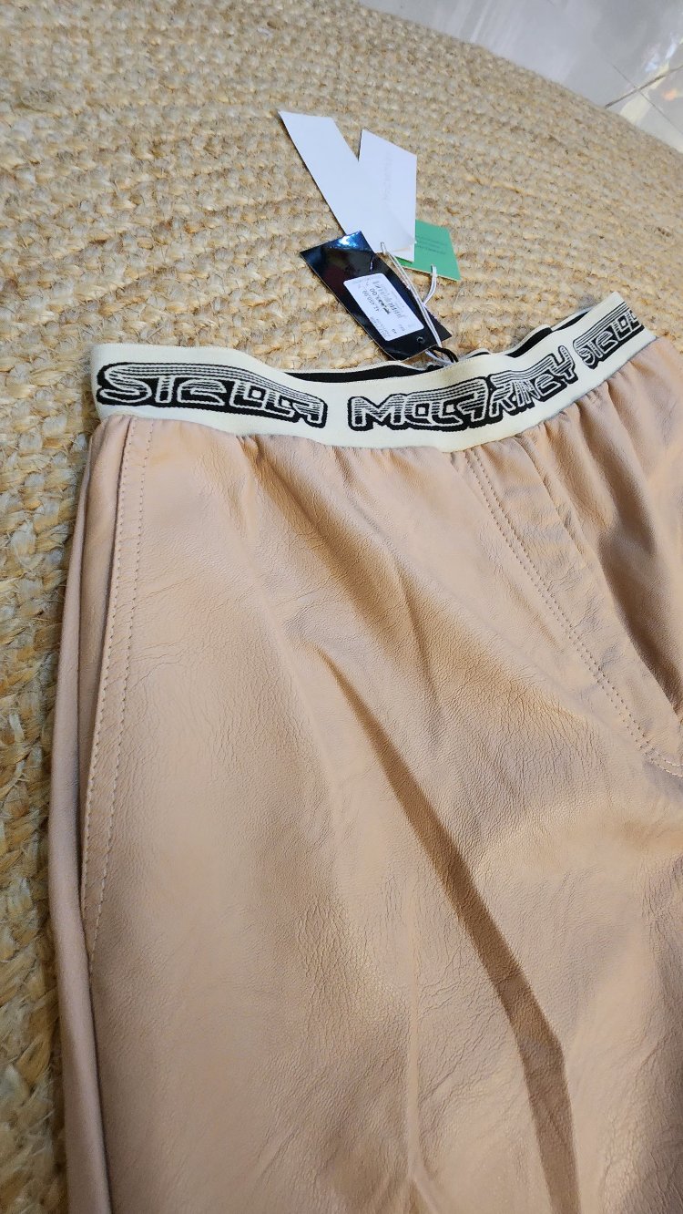 STELLA McCARTNEY | Geniş Paçalı Kısa Pantolon - Krem
