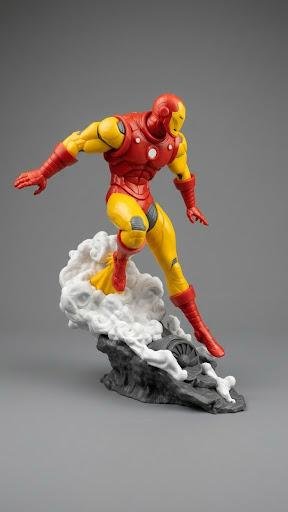 3 D İron Man Figür